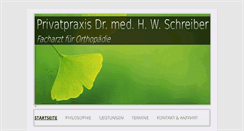 Desktop Screenshot of dr-schreiber-wesel.de